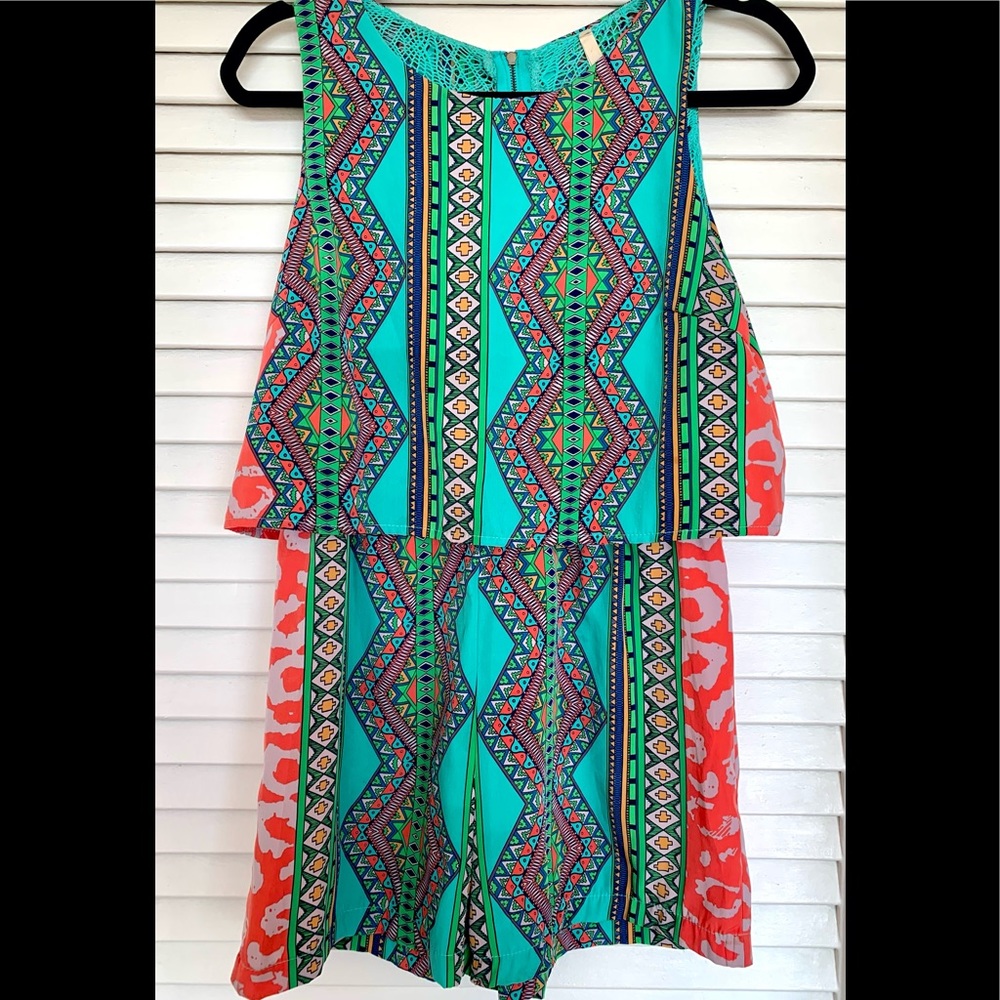 Colorful Pattern Romper